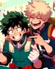 Izuku and Katsuki