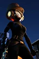 Clock woman