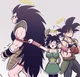 Bardock Gine Raditz