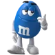 Blue M and M