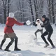 Snowball fight