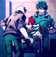 bakugo and Izuku 