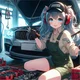 The car mechanic gir