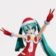 santa miku x3