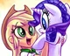 AJ and Pony Rarity 