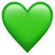 Green heart emoji