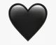 Black heart emoji