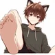 Cat Boy Feet