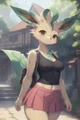Anthro leafeon tf