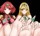 Pyra Mythra Feet