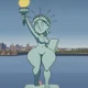 Thicc liberty statue