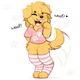 Furry femboy dog