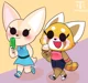 Restuko and fenneko 