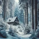 Snowy forest