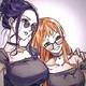 Nami and Nico Robin