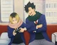 Kenma and Kuroo