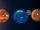 Venus Mars and Earth
