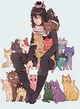 MHA boys as cats