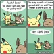 Pikachu and eevee