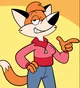 Scarlet fox