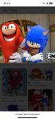 Knuckles and sonic 