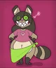 Valentina a raccoon