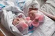 Newborn twins girl 