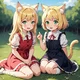 Twin Catgirls