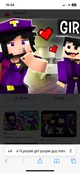 Purple guy and Wife 
