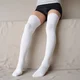 White thigh socks
