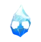Blue wings crystal 
