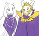 Toriel and Asgore