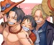 Luffy Ace and Sabo