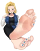 Android 18 Feet
