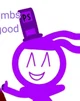 Purple stickman