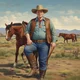 Fat cowboy