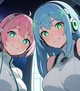 Aqua and Rosie