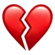 Heartbroken emoji
