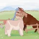 Cow-centaurs love BL