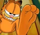 Garfield with feet