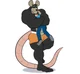 Furry rat friend