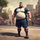 Fat team player 