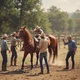 Group of cowboys 
