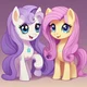 Fluttershy Rarity 