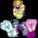 The Dazzlings Feet