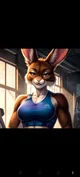 Gym Bunny girl