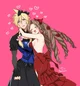 Cloud and Aerith