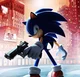 Sonic with a glock 