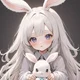 Cute bunny girl
