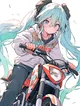 Hatsune Miku cycling